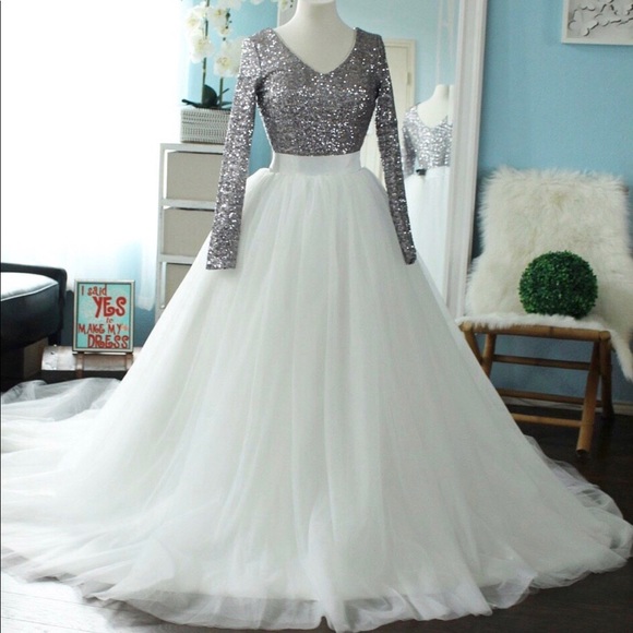 ball gown overskirt